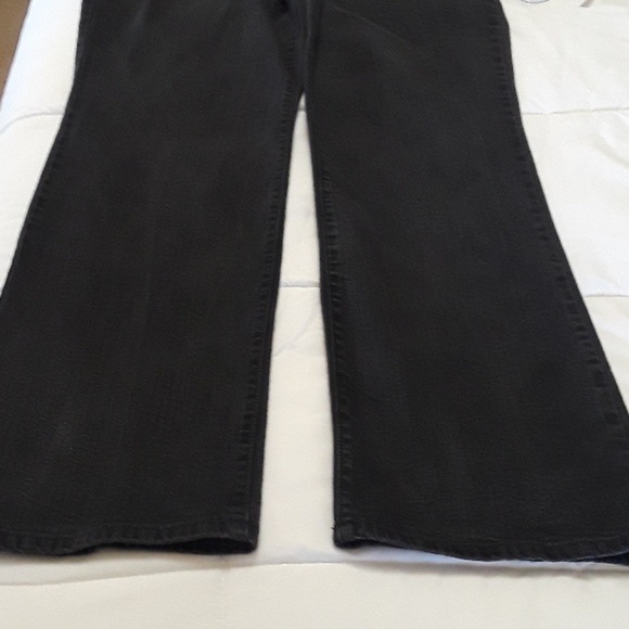 Ann Klein Jeans Sz 16 Black Boot Cut Jeans - Picture 6 of 8